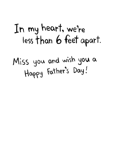 In My Heart FD Father's Day Ecard Inside