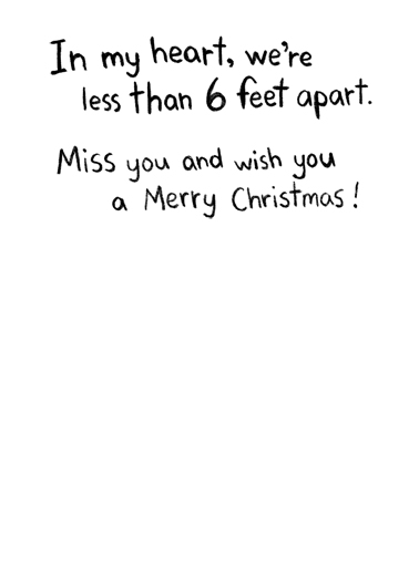 In My Heart XMAS Coronavirus Ecard Inside