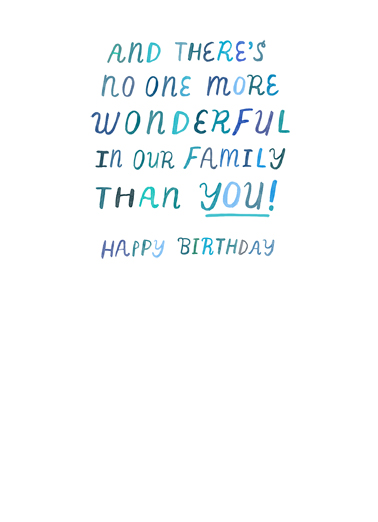 In Our Family Birthday Ecard Inside