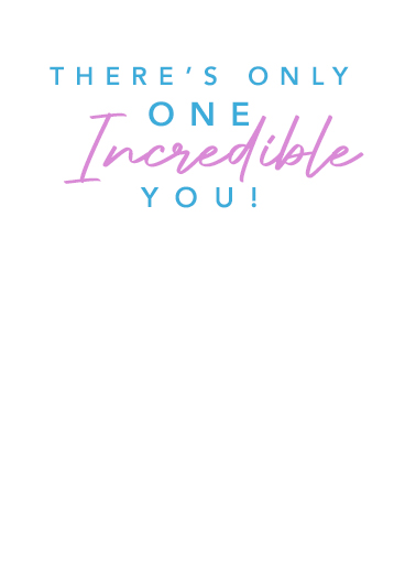 Incredible April One from the Heart Ecard Inside