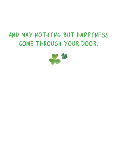 Irish Blessing Wishes Ecard Inside