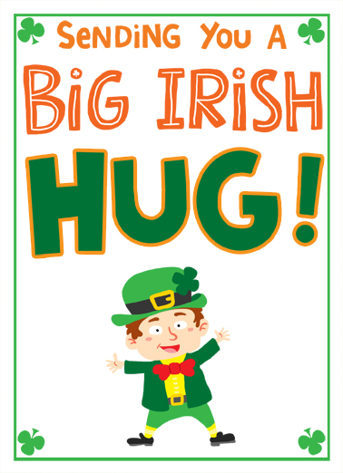 Irish Hug  Card Cover