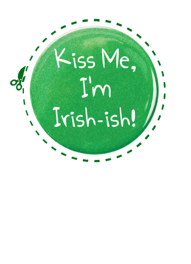 Irish-ish St. Patrick's Day Card Cover