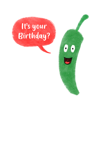 Jalapeno Funny Card Cover
