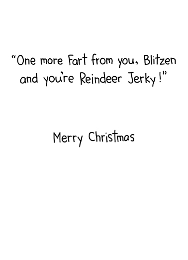 Jerky Christmas Card Inside