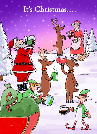 Joe to the World Christmas Card Cover