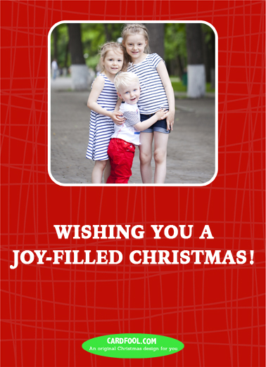 Joy Filled-vert  Card Inside