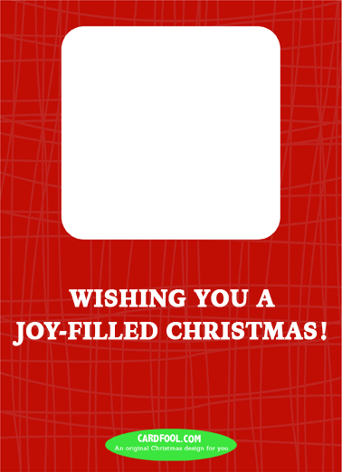 Joy Filled-vert Christmas Card Inside