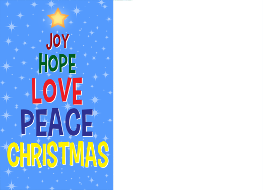 Joy Love Hope-horiz  Ecard Cover