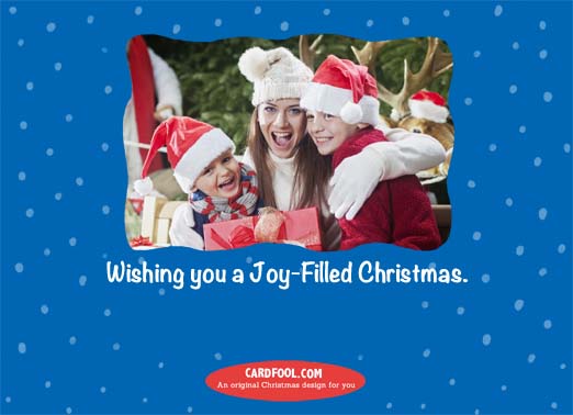 Joy To You-horiz Christmas Ecard Inside