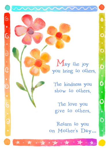 Joy You Bring MD Mother's Day Ecard Cover