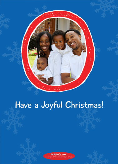 Joy-vert Christmas Card Inside