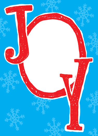 Joy Christmas Wishes Card Cover