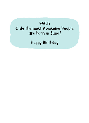 June Bday Facts  Ecard Inside