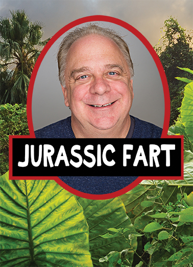Jurassic Fart  Card Cover