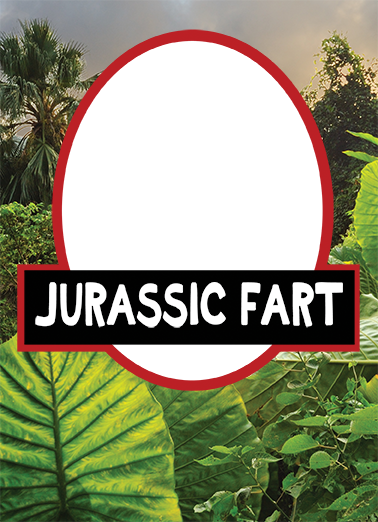 Jurassic Fart  Card Cover