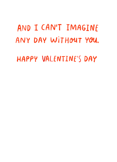 Just Like Coffee Valentine's Day Ecard Inside
