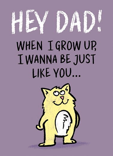 Just Like Dad From Daughter Card Cover