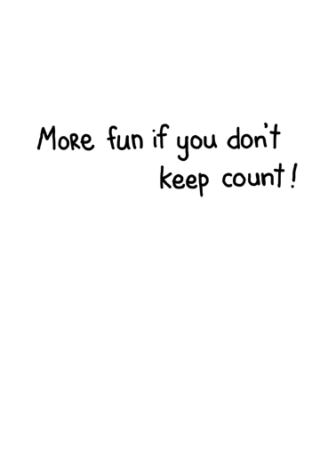 Keep Count Funny Card Inside