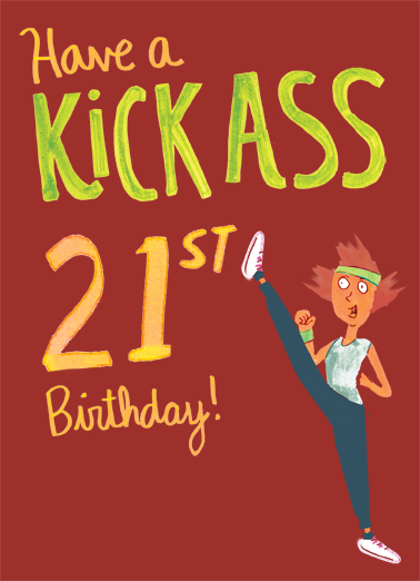 Kick Ass 21st  Ecard Cover