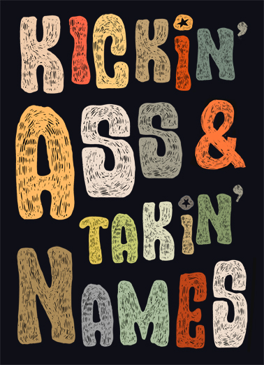Kickin Ass FD Father's Day Ecard Cover