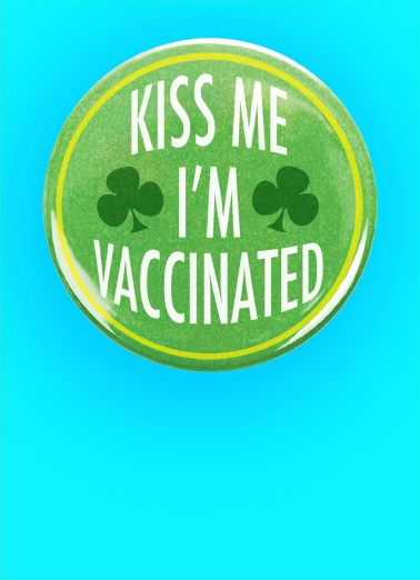 Kiss Me VAC St. Patrick's Day Card Cover