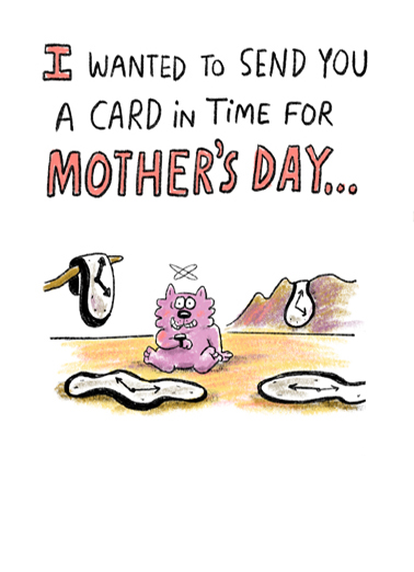 Late Mothers Day Mother's Day Card Cover