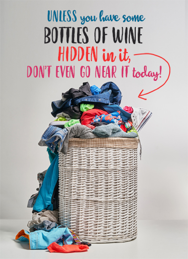 Laundry Hamper Tim Card Cover