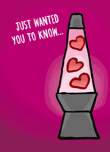 Lava Love Valentine's Day Card Cover