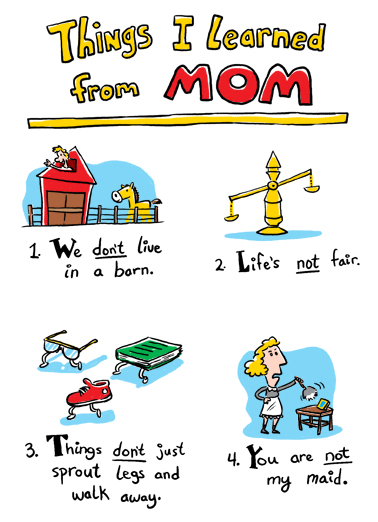 Learned From Mom From Son Ecard Cover
