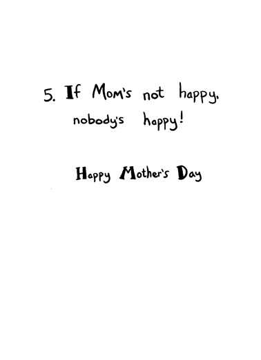 Learned From Mom Mother's Day Ecard Inside
