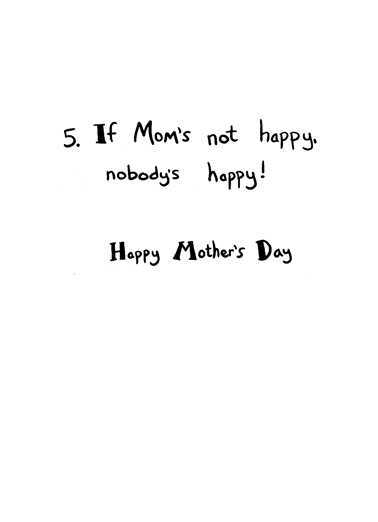 Learned From Mom For Mom Ecard Inside