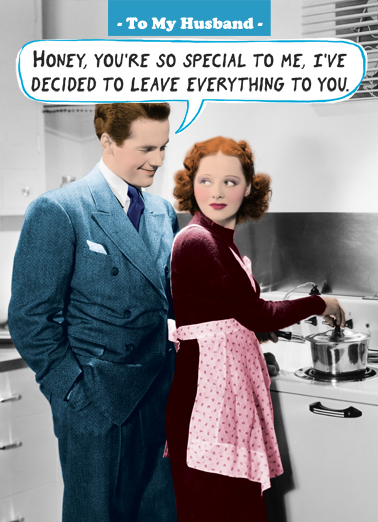 Leave Everything FD Vintage Ecard Cover