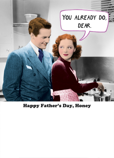 Leave Everything FD Vintage Ecard Inside