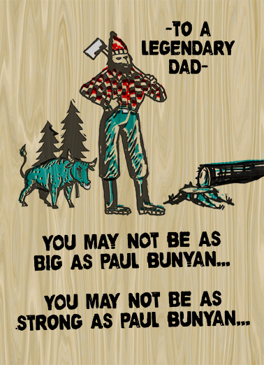 Legendary Bunyan Fart Ecard Cover