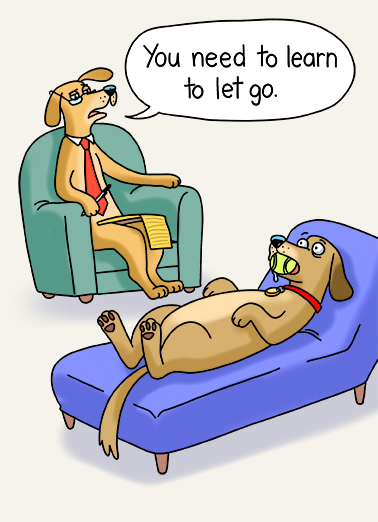 Let Go Birthday Card Cover