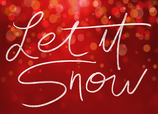 Let it Snow Christmas Ecard Cover