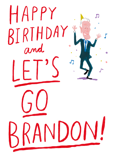 Lets Go Brandon Birthday Ecard Cover