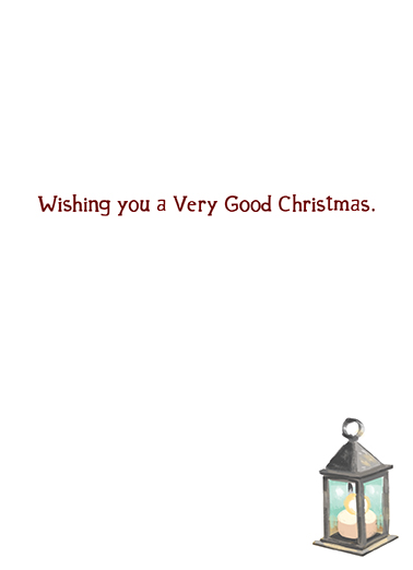Letter to Santa Humorous Card Inside