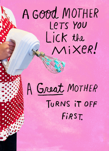 Lick the Mixers Tim Card Cover