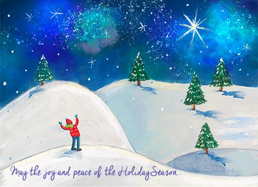 Light of the Season Christmas Card Cover