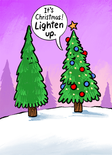 Lighten Up Christmas Ecard Cover