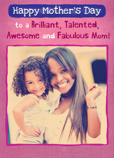 Like Daughter Mother's Day Ecard Cover