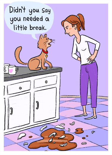 Little Break Cats Ecard Cover