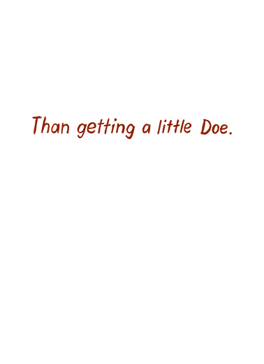 Little Doe  Card Inside