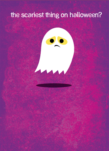 Little Ghost 5x7 greeting Card Cover