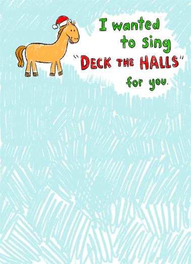 Little Horse (XMAS) Kevin Card Cover