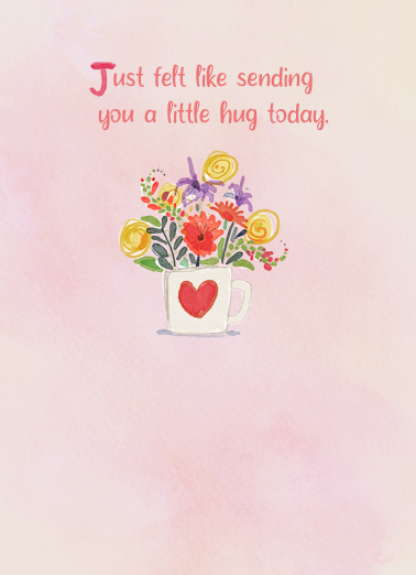 Little Hug Mug Valentine's Day Ecard Cover