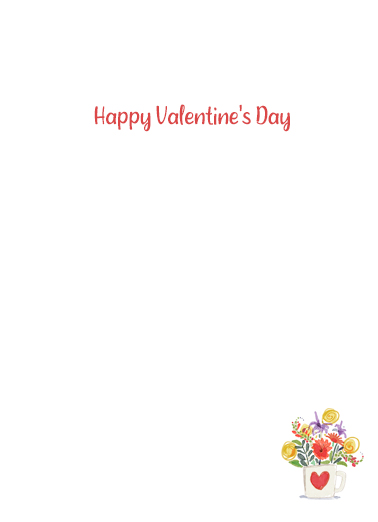 Little Hug Mug Valentine's Day Card Inside