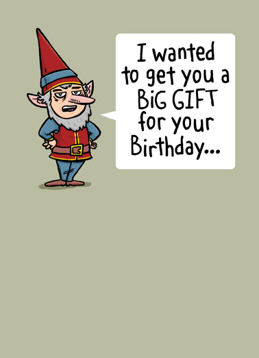 Little Short Birthday Ecard Cover